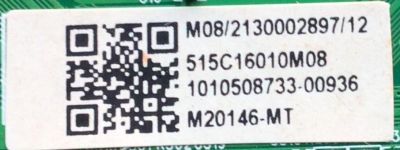 KIT DE TARJETAS PARA TV ONN / MAIN MS16010-ZC01-01 / 515C16010M08 / FUENTE TV5502-ZC02-01 / 20210402 - T-CON LG_60PIN_GOA_UHD_MU V1.3 / 2E03178A0 / 20210401 / PANEL LC550EQC-SMA4 / DISPLAY LC550EQC(SM)(A4) / MODELO 100012586	 - Imagen 4